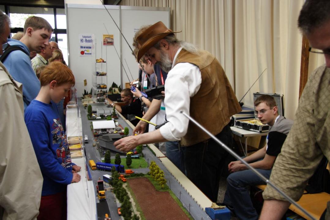 Das H0-RC-Team der Staufeneckschule