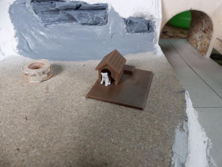 Hundehütte mit Knut